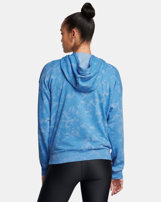 Sudadera con capucha Project Rock Terry Underground para mujer, Blue, pdpMainDesktop image number 1